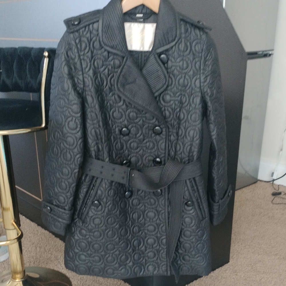 Coach Black Quilted Jacket